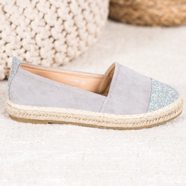 Seastar Alpargatas Con Brillo gris 4