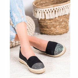 Seastar Alpargatas Con Brillo negro 4