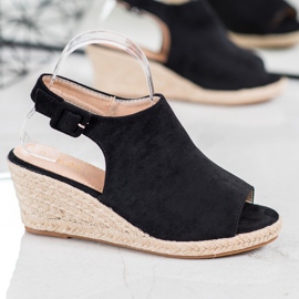 SHELOVET Sandalias negras cerradas negro 3