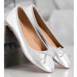 Seastar Bailarinas de cuero ecológico gris 1 Seastar Bailarinas de cuero ecológico gris 1