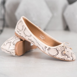 Seastar Bailarinas de cuero ecológico beige 2