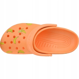 Crocs Classic Vacay Vibes Zueco W 206375-801 naranja 2