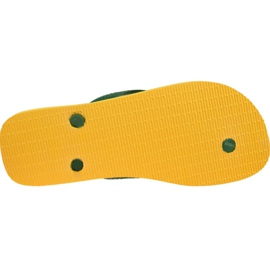 Chanclas Havaianas Brasil Logo M 4110850-1652 verde amarillo 3