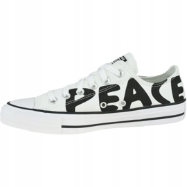 Zapatos Converse Chuck Taylor All Star Peace 167894C blanco 1 Zapatos Converse Chuck Taylor All Star Peace 167894C blanco 1