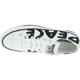 Zapatos Converse Chuck Taylor All Star Peace 167894C blanco 2 Zapatos Converse Chuck Taylor All Star Peace 167894C blanco 2