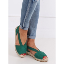 Alpargatas verdes para mujer 0M815 Verde 1