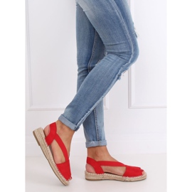 Alpargatas de mujer rojas 0M815 Rojo 1