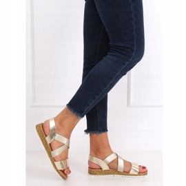 Sandalias doradas de mujer AM042 Gold dorado 1