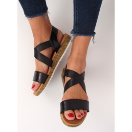 Sandalias de mujer negras AM042 Negra negro 2