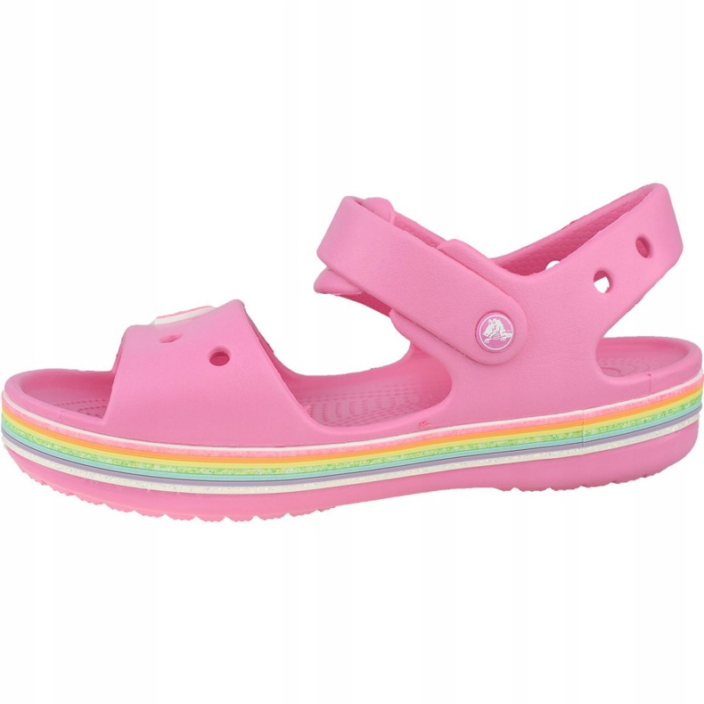 Sandalia Crocs Imagination Ps 206145-669 negro rosa 1