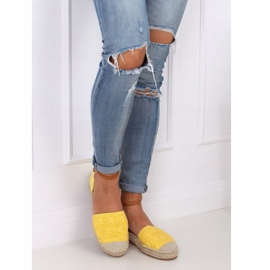 Alpargatas corte miel 3035 Amarillo 2