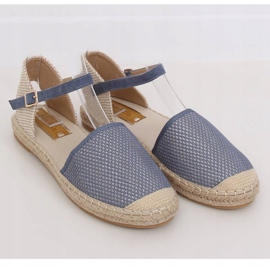 Alpargatas de mujer azules MB-64119 Azul 1