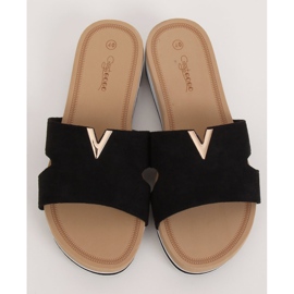 Pantuflas negras de mujer negras G-5035 Negras negro 2 Pantuflas negras de mujer negras G-5035 Negras negro 2