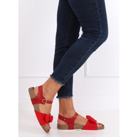 Sandalias de mujer rojas TL8-2 Rojo 3