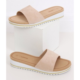 Pantuflas de mujer beige G-5036 Beige 1