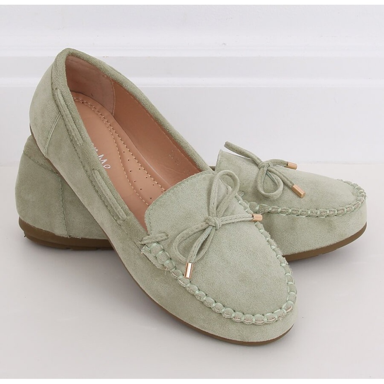 Mocasines de mujer aguamarina LL97 Verde 2