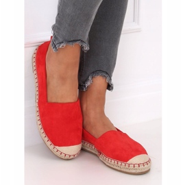 Alpargatas de mujer rojas L-1068 Rojo 2
