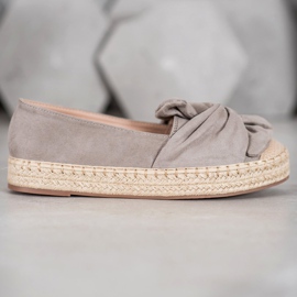 Seastar Alpargatas de ante en la plataforma beige 4