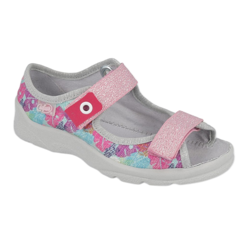 Calzado infantil befado 969X149 rosa gris multicolor 1