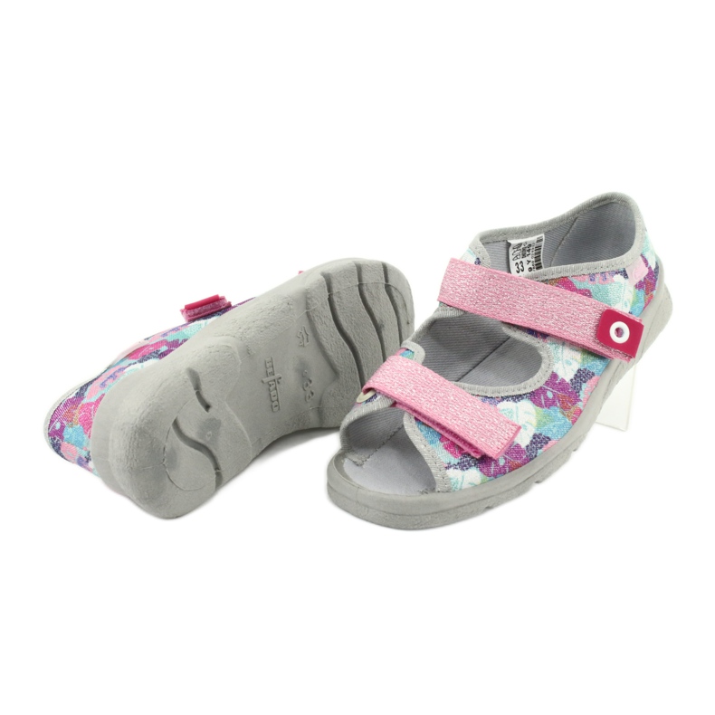 Calzado infantil befado 969X149 rosado gris multicolor 4