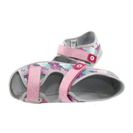 Calzado infantil befado 969X149 rosa gris multicolor 5