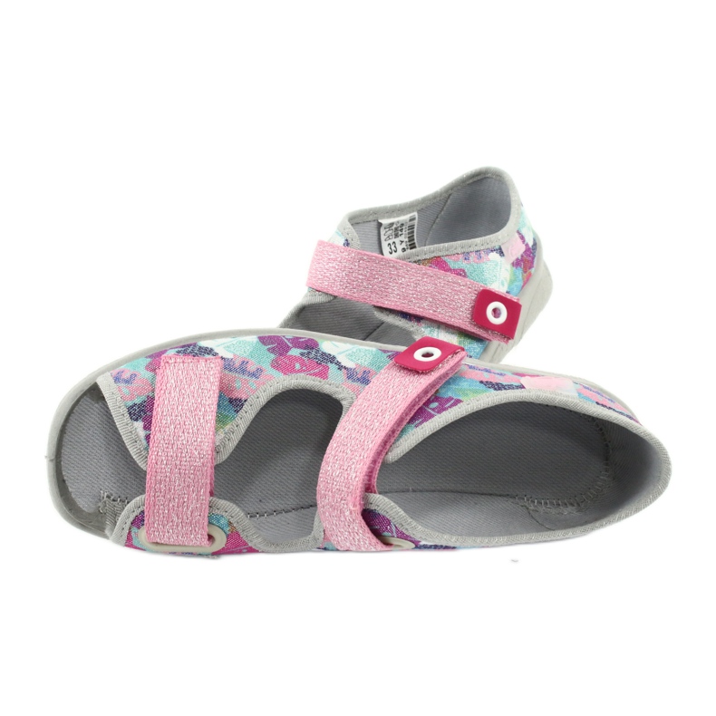 Calzado infantil befado 969X149 rosado gris multicolor 5