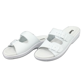 Pantuflas blancas profilácticas Comfooty Carolina blanco 2
