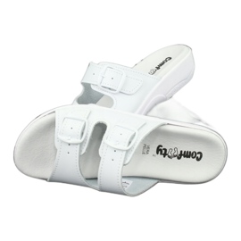 Pantuflas blancas profilácticas Comfooty Carolina blanco 4