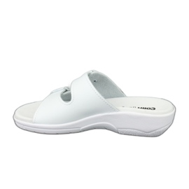 Pantuflas blancas profilácticas Comfooty Carolina blanco 1