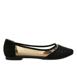 Bailarinas negras transparentes B06-1 negro 2