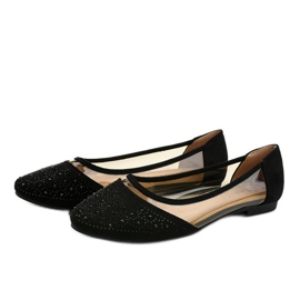 Bailarinas negras transparentes B06-1 negro 3