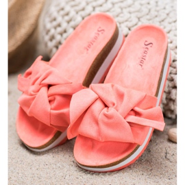 Seastar Pantuflas casuales de gamuza multicolor naranja 1