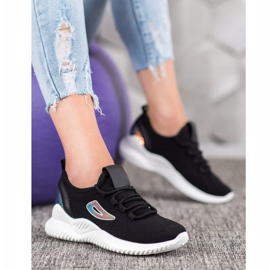 Zapatillas MCKEYLOR con lentejuelas negro 2 Zapatillas MCKEYLOR con lentejuelas negro 2