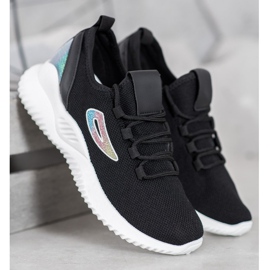 Zapatillas MCKEYLOR con lentejuelas negro 1 Zapatillas MCKEYLOR con lentejuelas negro 1