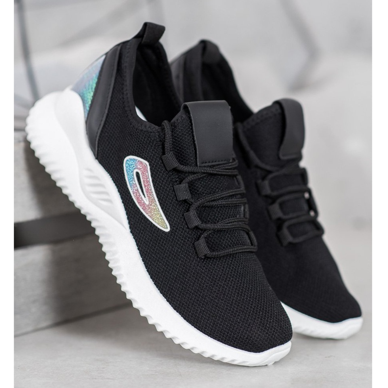 Zapatillas MCKEYLOR con lentejuelas negro 1 Zapatillas MCKEYLOR con lentejuelas negro 1