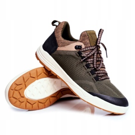 Zapatos deportivos de hombre Big Star Khaki FF174278 marrón verde 2