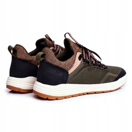 Zapatos deportivos de hombre Big Star Khaki FF174278 marrón verde 1