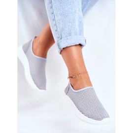 SEA Zapatos Deportivos Sin Cordones Mujer Gris Gestacio 2