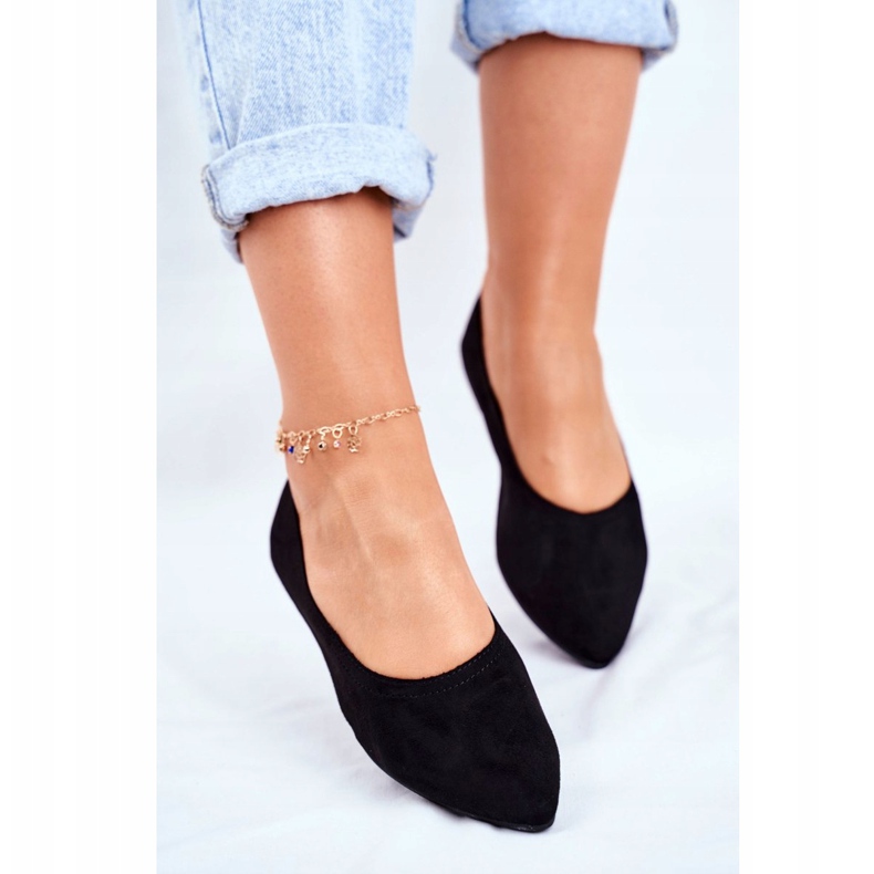 PS1 Bailarinas Mujer Eco-Suede Negro Bellissima 2