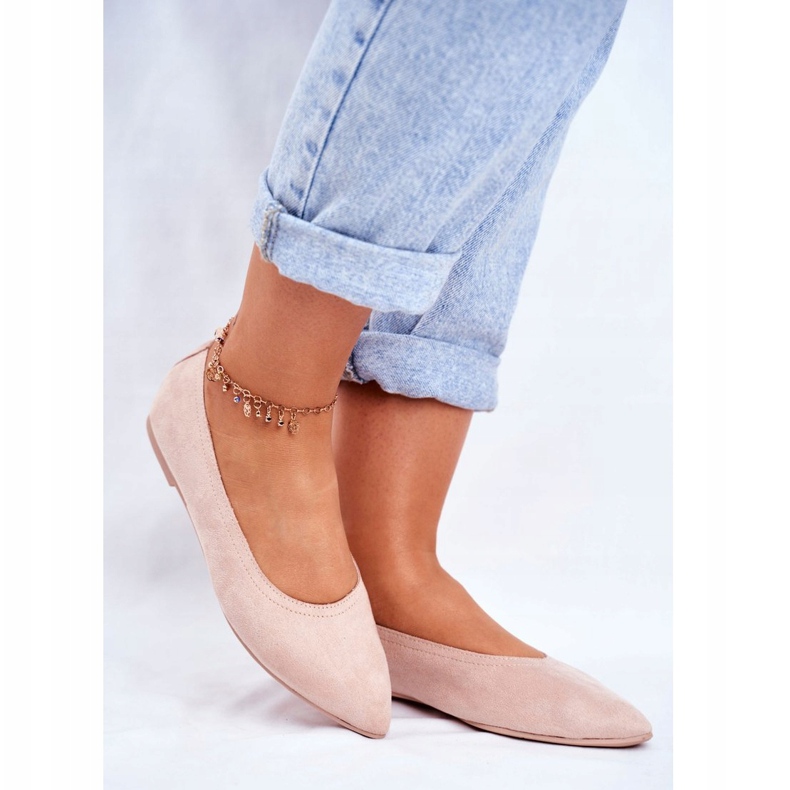 PS1 Bailarinas Mujer Eco-Suede Rosa Bellissima 1