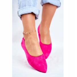 PS1 Bailarinas Mujer Eco-Suede Fucsia Bellissima rosa 2