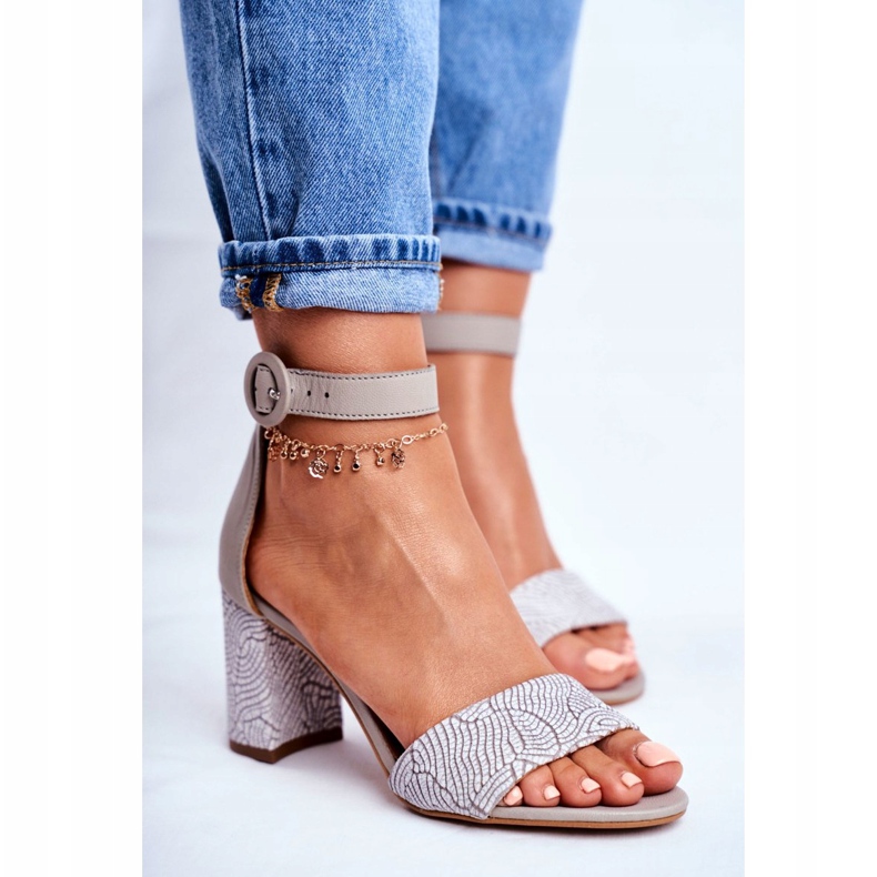 Sandalias Mujer Maciejka Leather Grey 04235-03 / 00-5 gris 2 Sandalias Mujer Maciejka Leather Grey 04235-03 / 00-5 gris 2