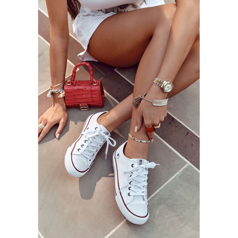 Zapatillas de Mujer Big Star Rubber Toe Blancas DD274336 blanco 1