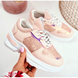 FRROCK Zapatillas Deportivas Infantiles Serpiente Rosa Matylda 2