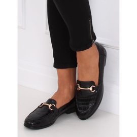 Black Mocasines negros de mujer T356P Black 1