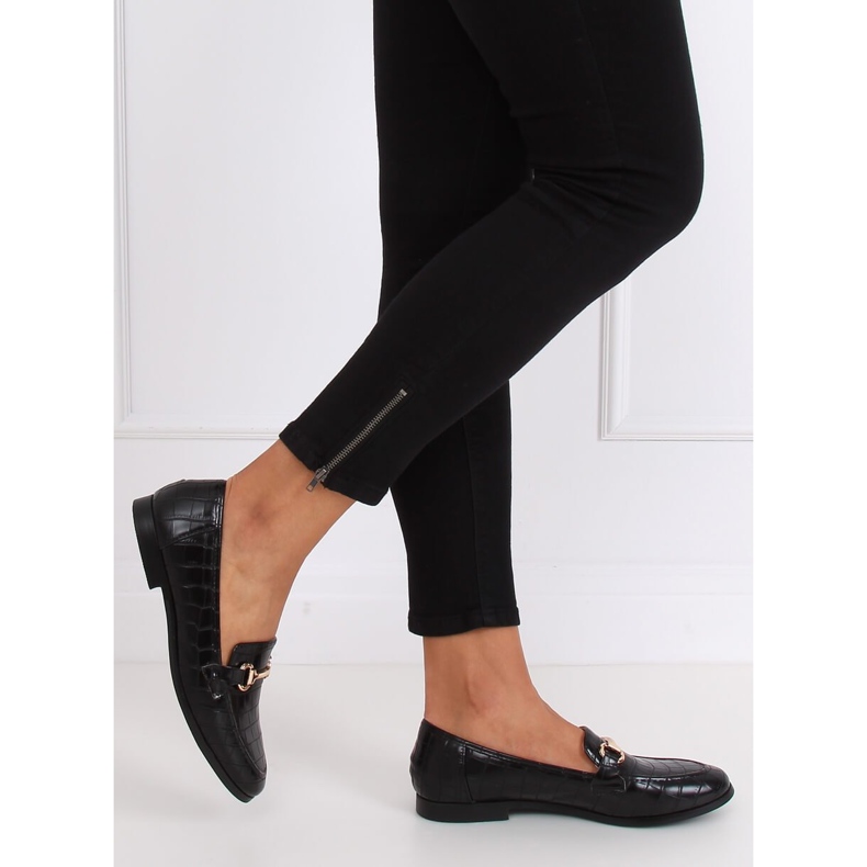 Black Mocasines negros de mujer T356P Black 2
