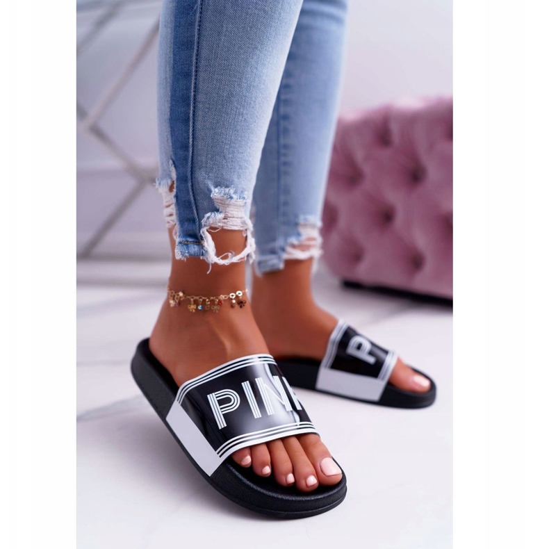 Pantuflas de mujer Vrita Black negro 1