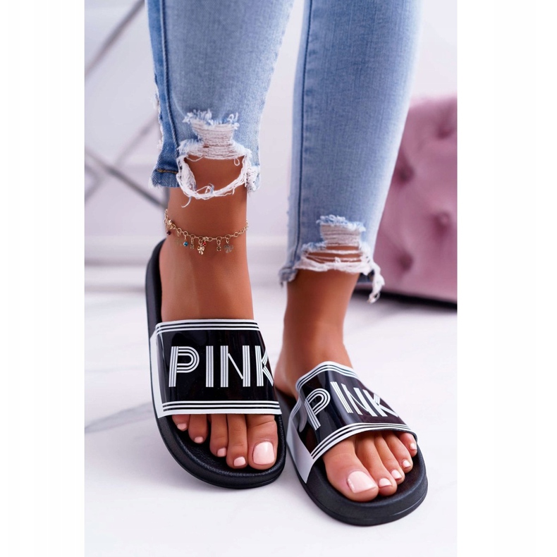 Pantuflas de mujer Vrita Black negro 2