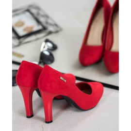 J. Star Bombas elegantes rojo 3