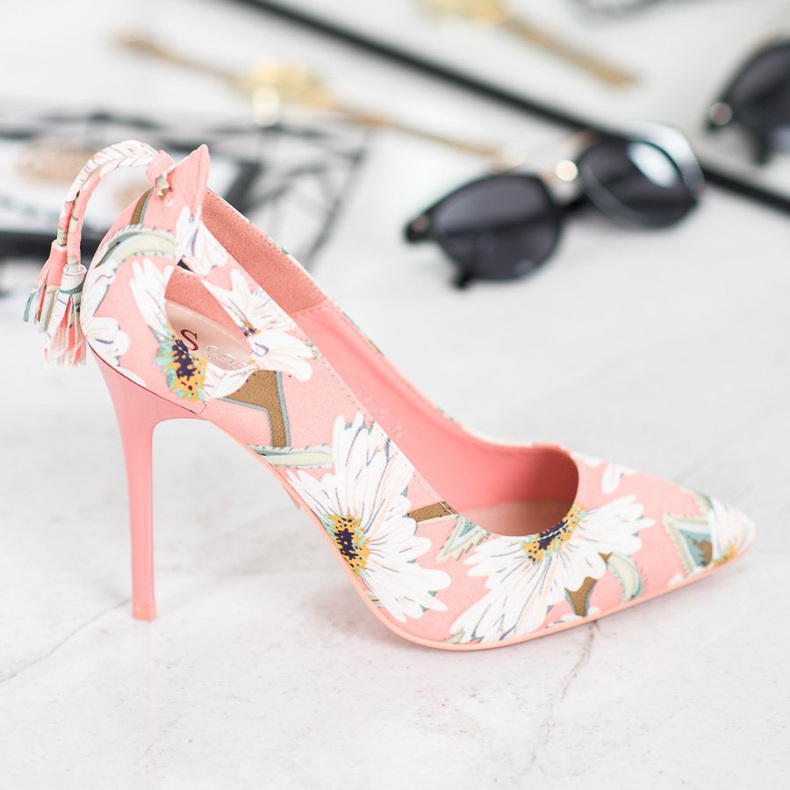 Seastar Alfileres con estilo en flores rosado multicolor 2